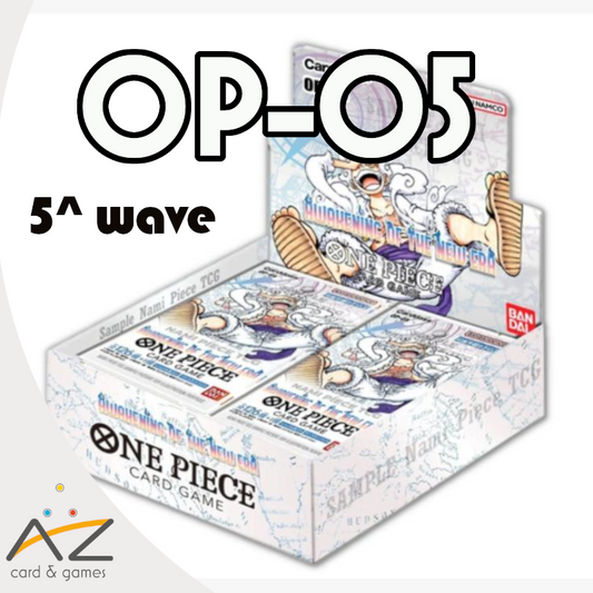 PREORDER 5^ wave Box One Piece Card Game OP-05 Awakening of the New Era Booster Display (24 Packs) - EN