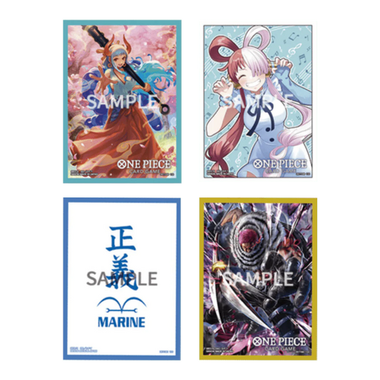 PREORDER ONE PIECE CARD GAME - OFFICIAL SLEEVE 3 ASSORTED 4 KINDS SLEEVES