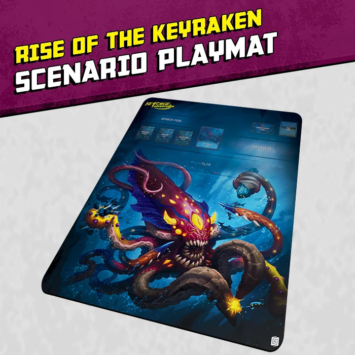 KEYFORGE ADVENTURES: RISE OF THE KEYRAKEN PLAYMAT – AZ Card & Games