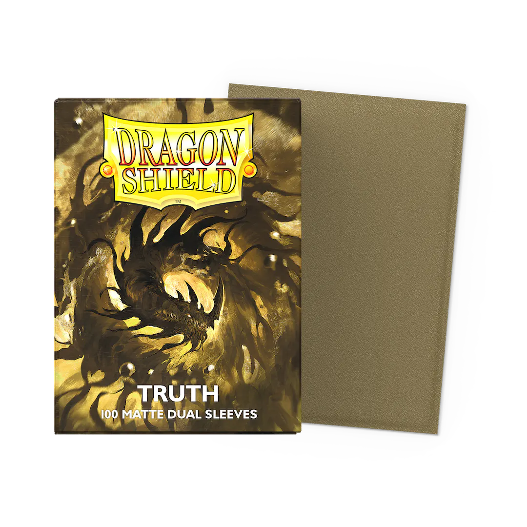 DRAGON SHIELD SLEEVES - STANDARD SIZE - MATTE DUAL - TRUTH (100 SLEEVES)
