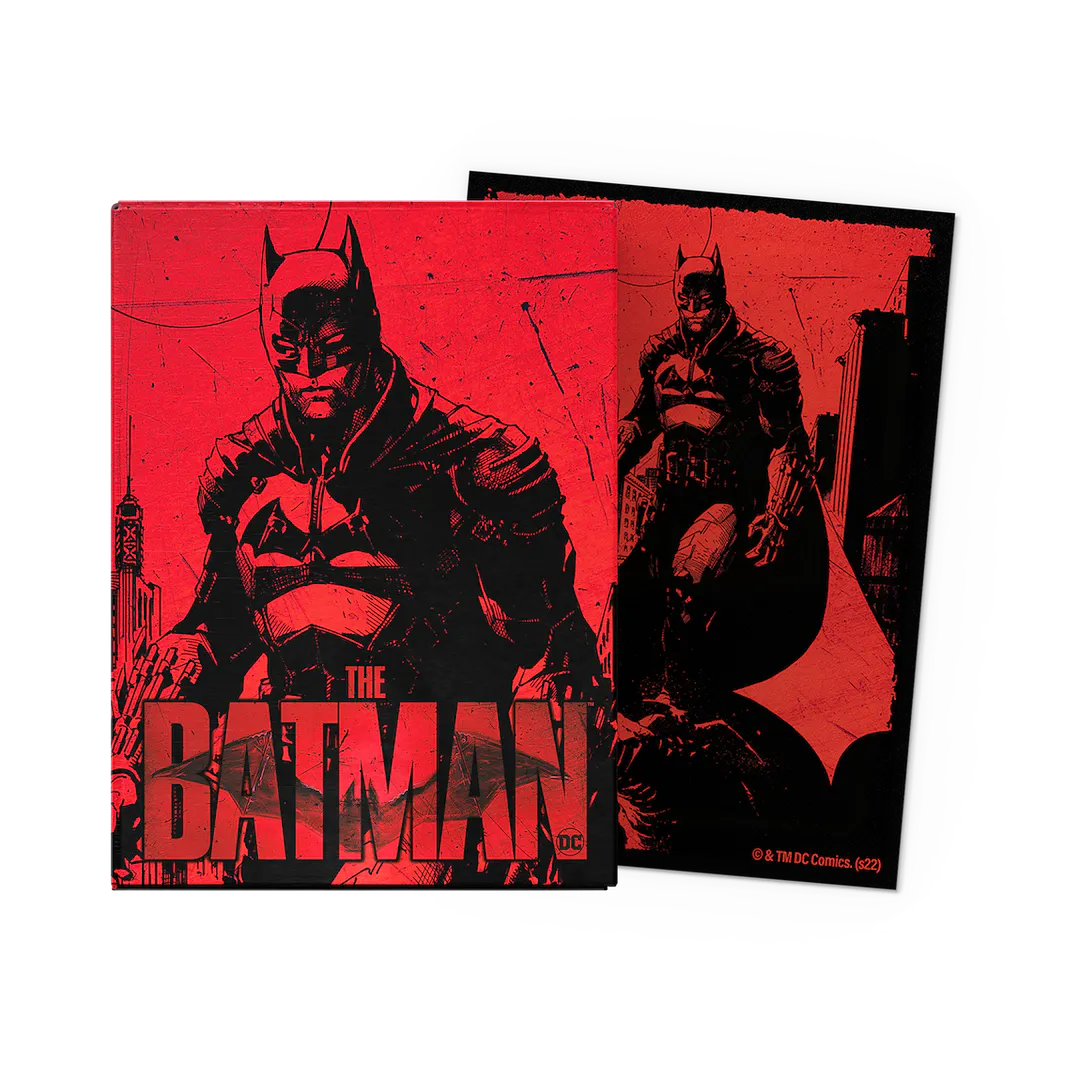 WB100 MATTE BLACK ART SLEEVES - THE BATMAN (100 SLEEVES)