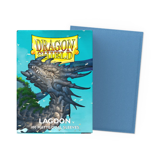 DRAGON SHIELD DUAL MATTE SLEEVES - LAGOON 'SARAS' (100 SLEEVES)