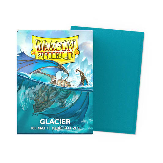 DRAGON SHIELD STANDARD MATTE DUAL SLEEVES - GLACIER MINIOM (100 SLEEVES)