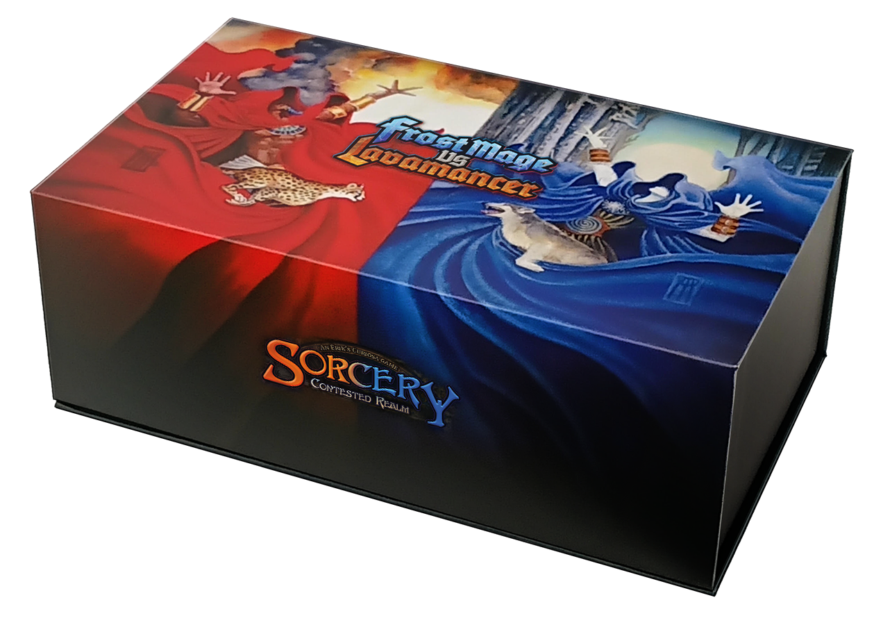 Sorcery TCG - Frost Mage vs Lavamancer Preconstructed Deck Display (2 Decks) - EN