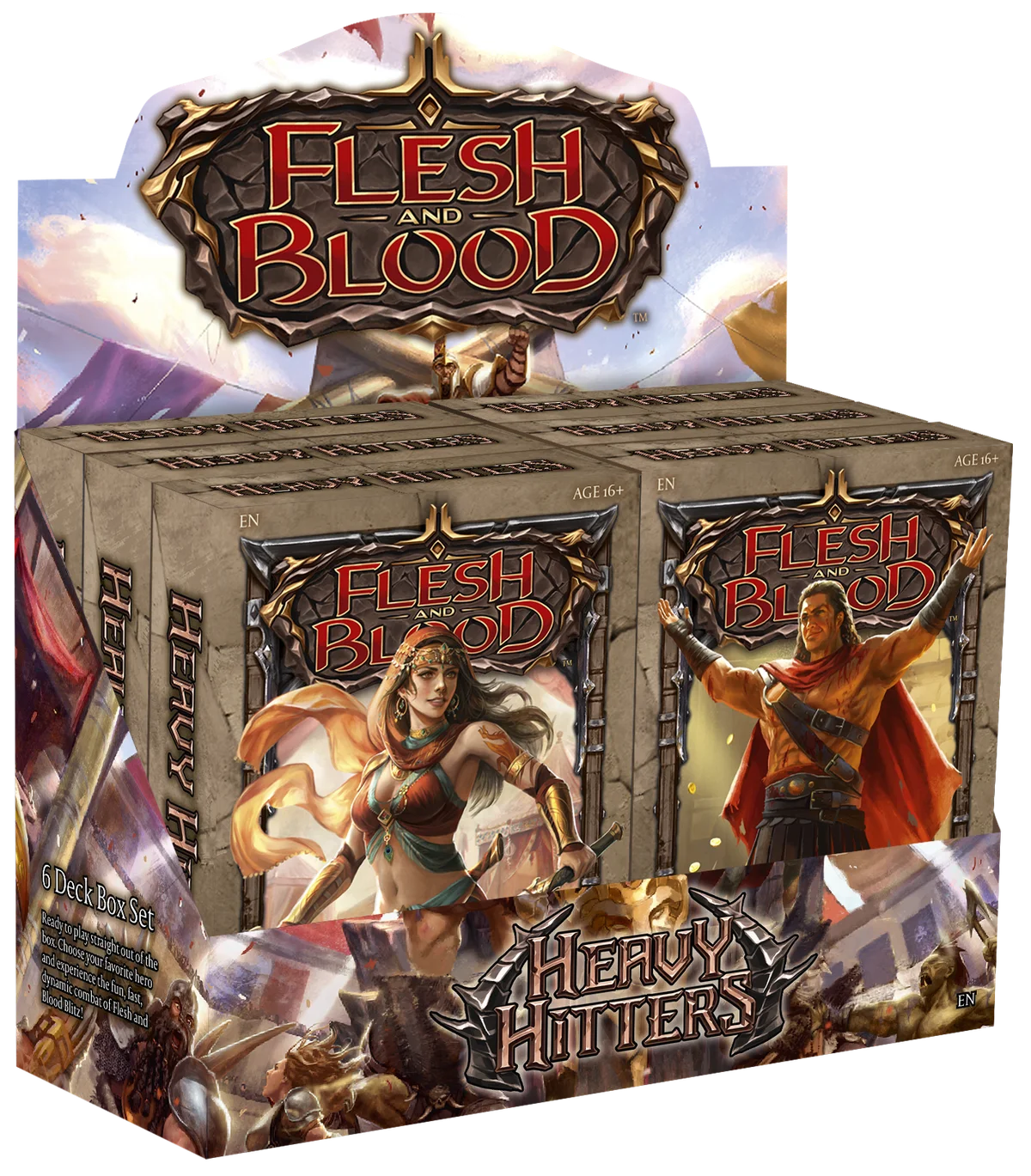 FLESH & BLOOD TCG - 6 BLITZ HEAVY HITTERS - ENG