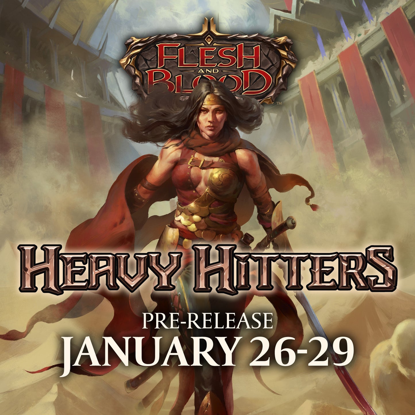 Case FLESH & BLOOD TCG - HEAVY HITTERS BOX (24 PACKS) - ITA