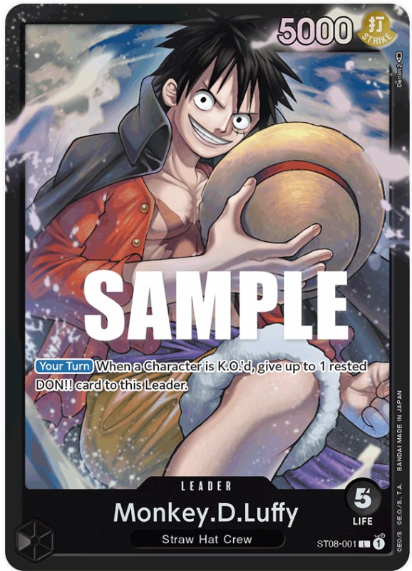 One Piece Card Game Starter Deck - Monkey.D.Luffy - [ST-08]