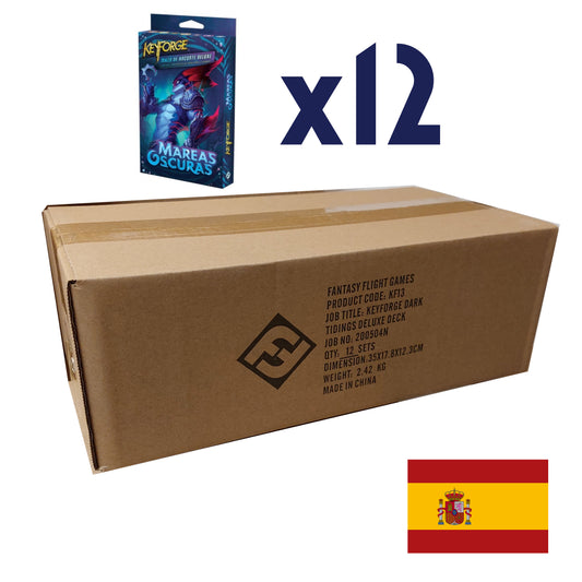 KeyForge DT "Ondata Oscura" Box da 12 Mazzi DELUXE - SPA