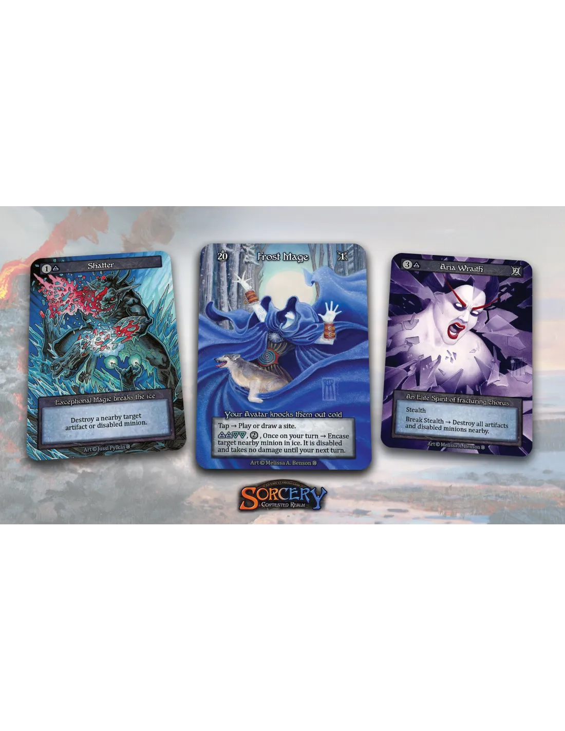 Sorcery TCG - Frost Mage vs Lavamancer Preconstructed Deck Display (2 Decks) - EN