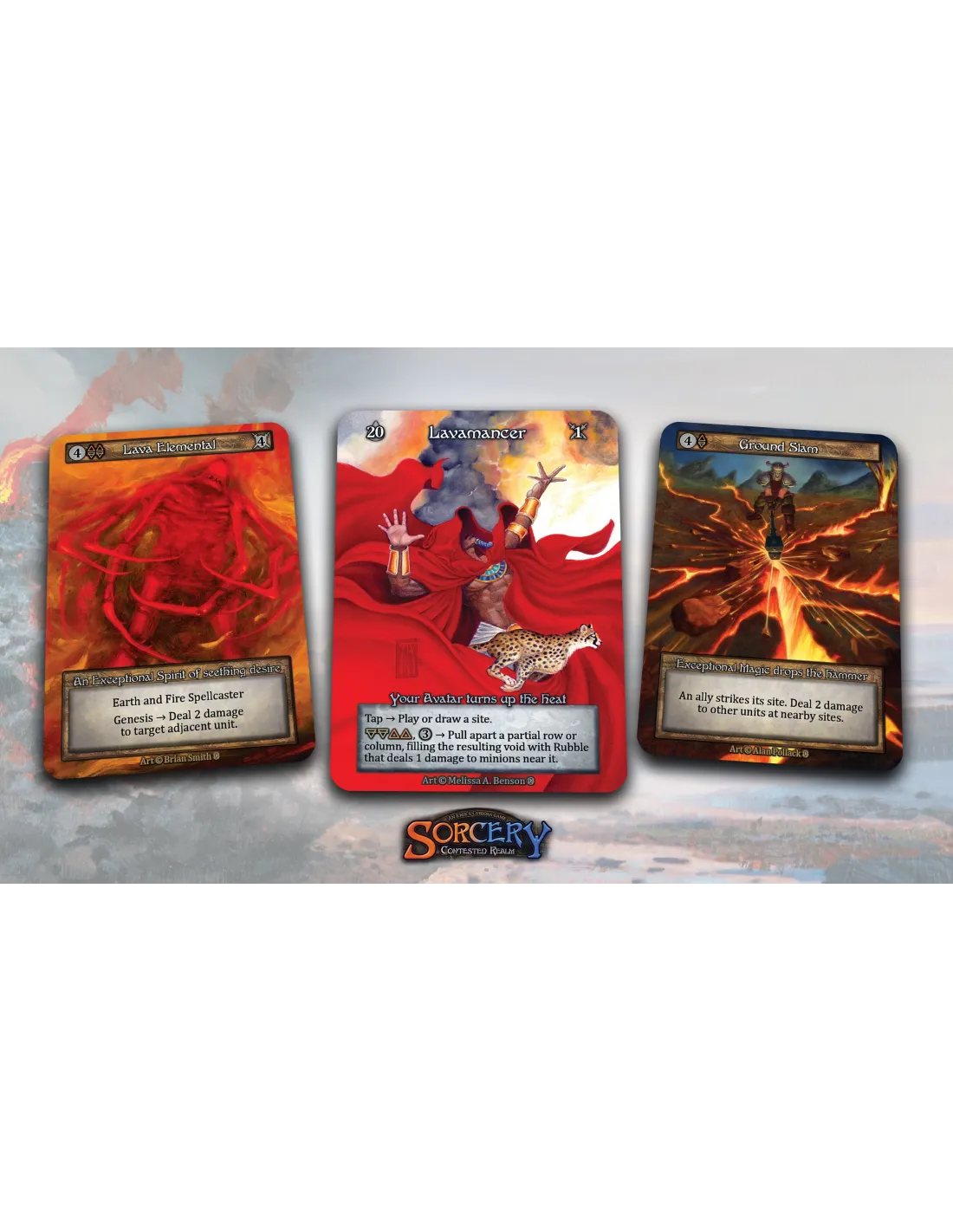 Sorcery TCG - Frost Mage vs Lavamancer Preconstructed Deck Display (2 Decks) - EN