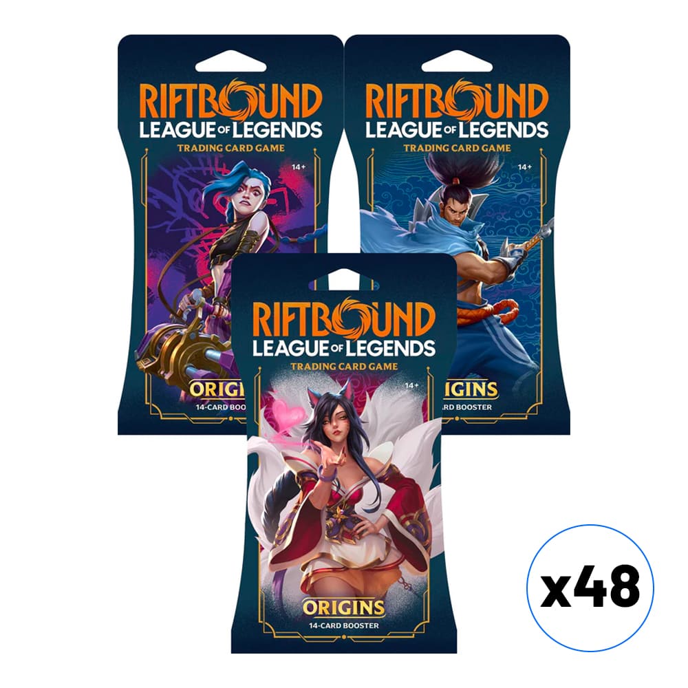 Riftbound: League of Legends TCG - Set One: Origins Sleeved Booster Display (48 packs) - EN