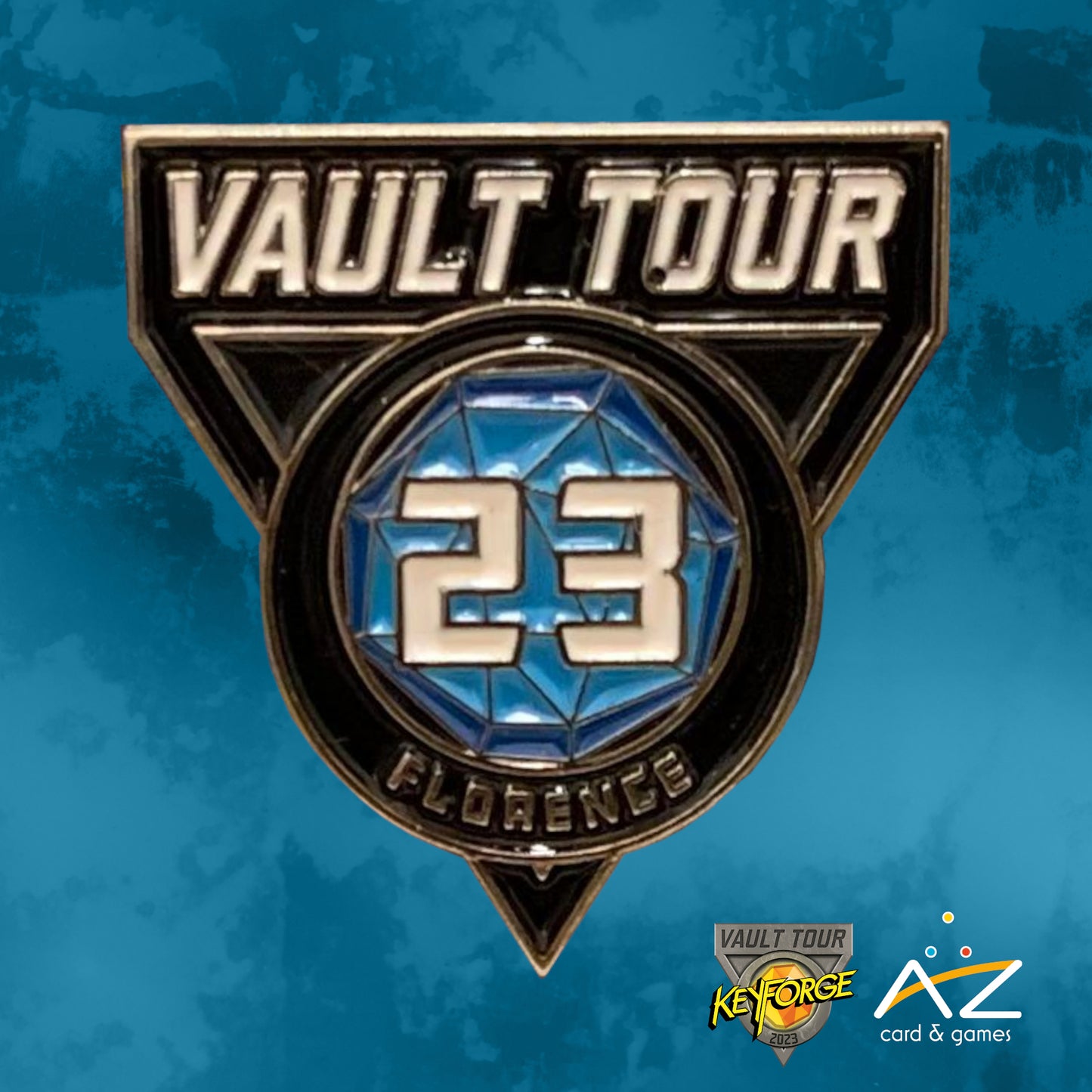 KEYFORGE - VAULT TOUR FIRENZE 2023 OFFICIAL PIN - SPILLA VT