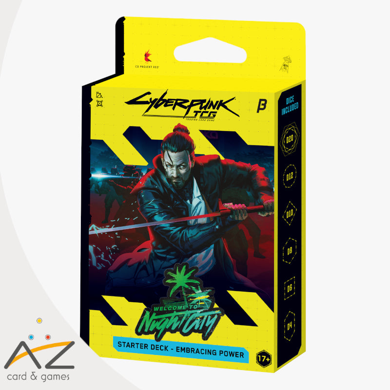 EMBRACING POWER - CYBERPUNK TCG WELCOME TO NIGHT CITY - BETA STARTER DECK