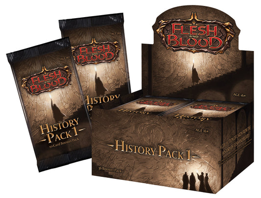 Flesh & Blood TCG – History Pack 1 (36 Packs) White Label – EN