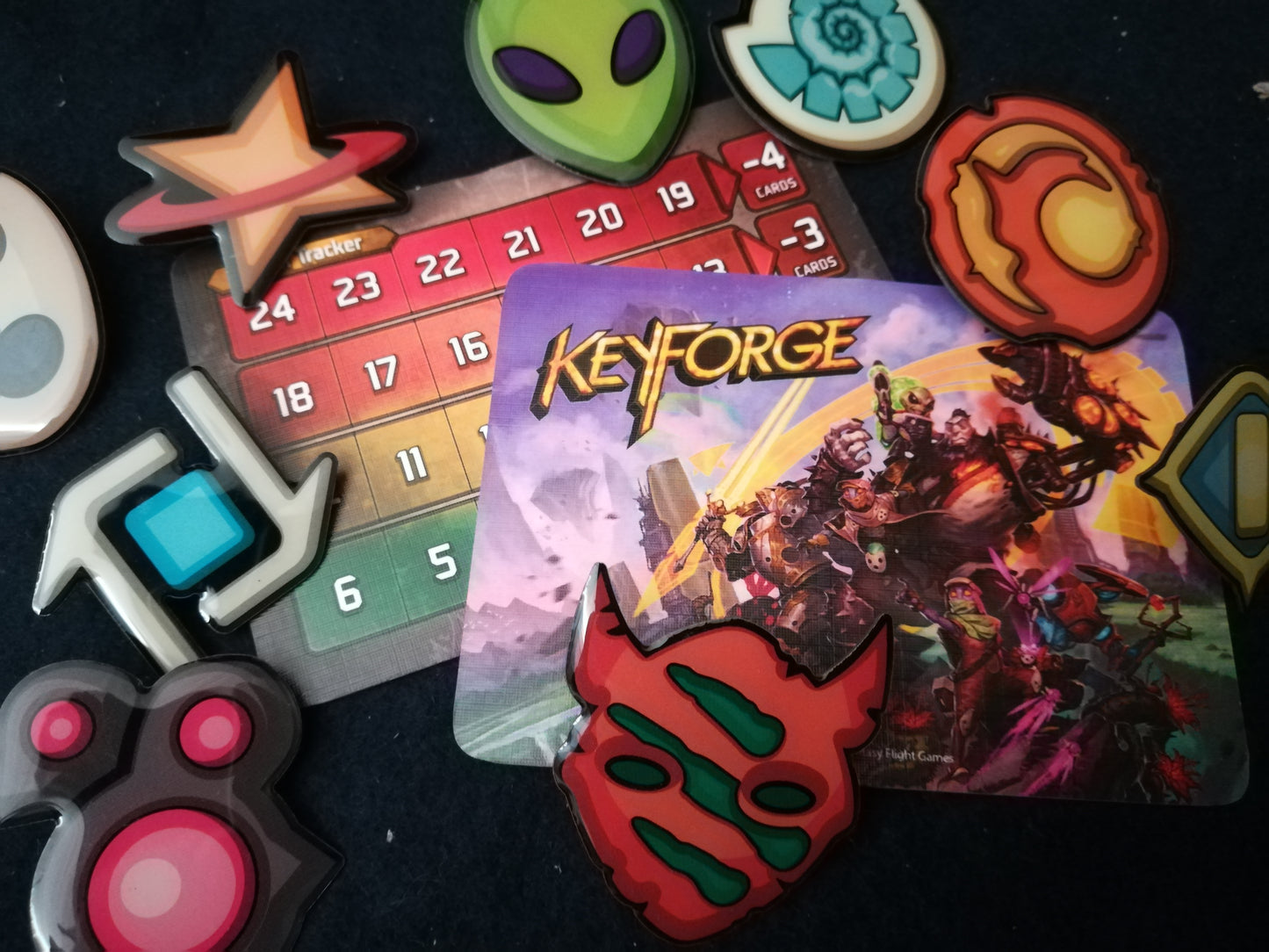 SET completo 9 spille ufficiali delle case di Keyforge (9 pins)