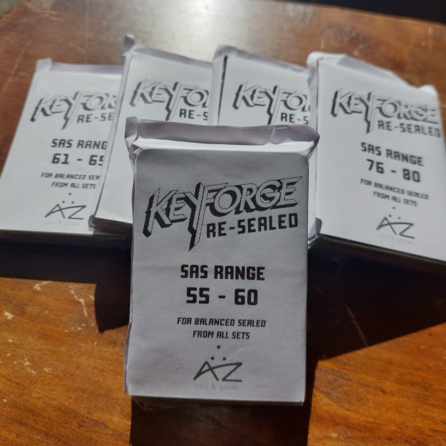 Keyforge RE-SEALED Deck | SAS Range 55-60