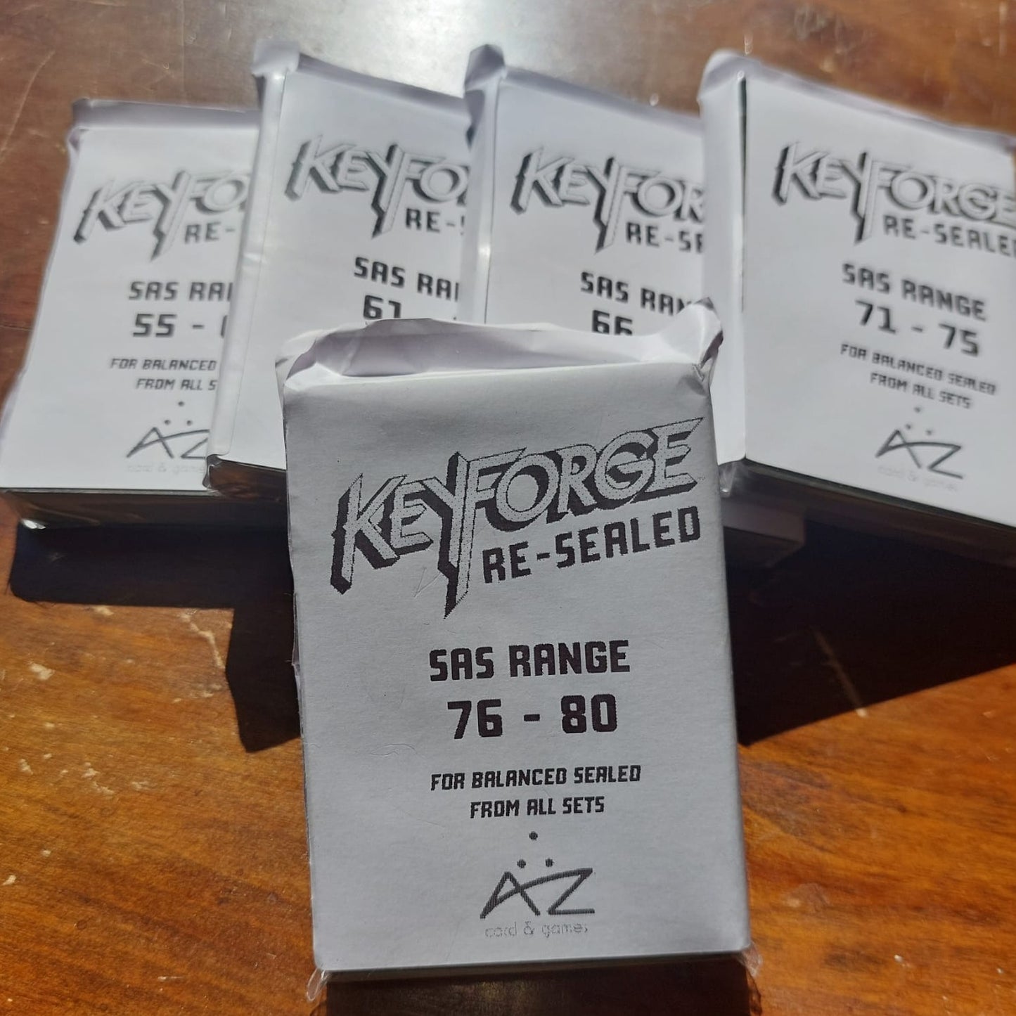 Keyforge RE-SEALED Deck | SAS Range 76-80