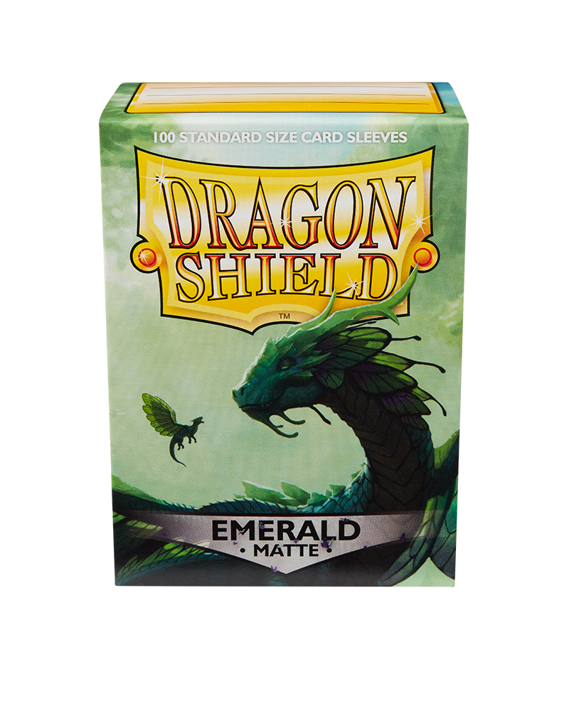 Dragon Shield Matte Standard Sleeves - Emerald (100 Sleeves)