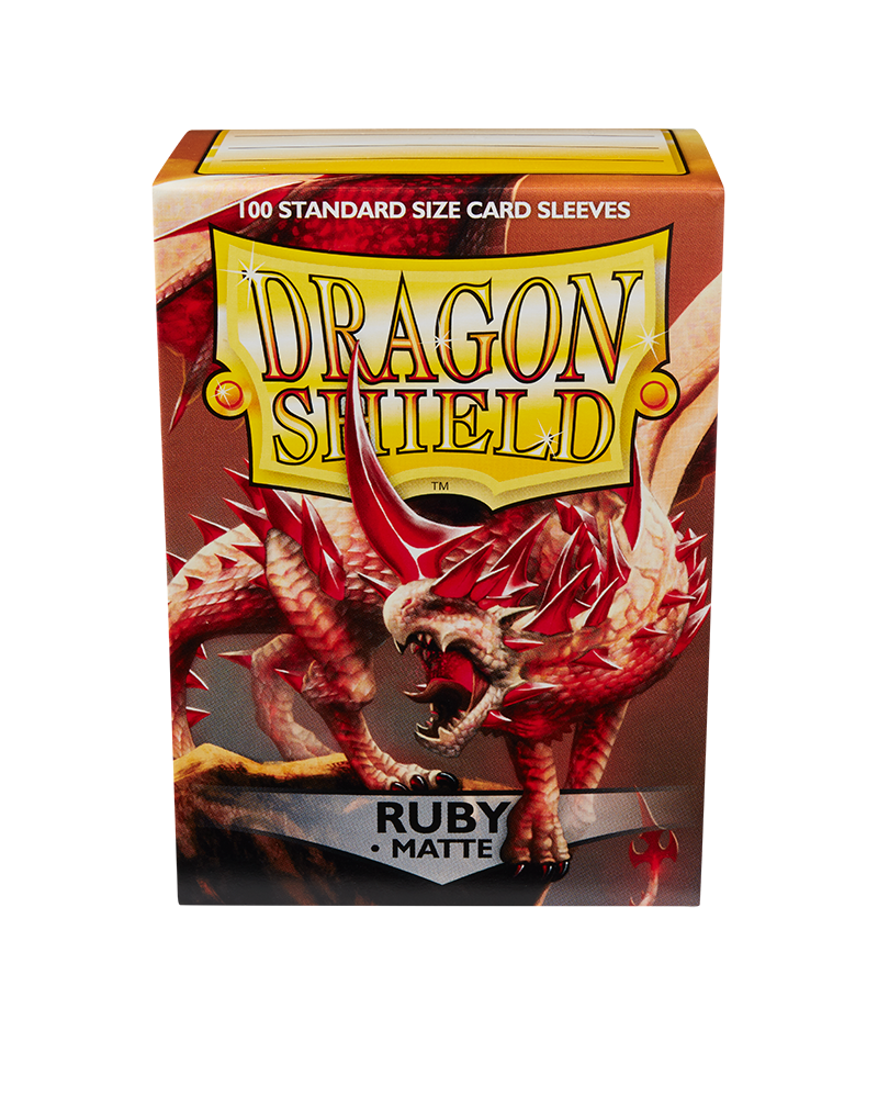 Dragon Shield Matte Sleeves - Ruby (100 Sleeves)
