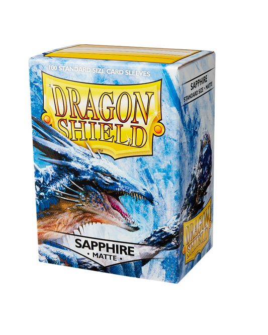 Dragon Shield Standard Matte Sleeves - Sapphire (100 Sleeves)