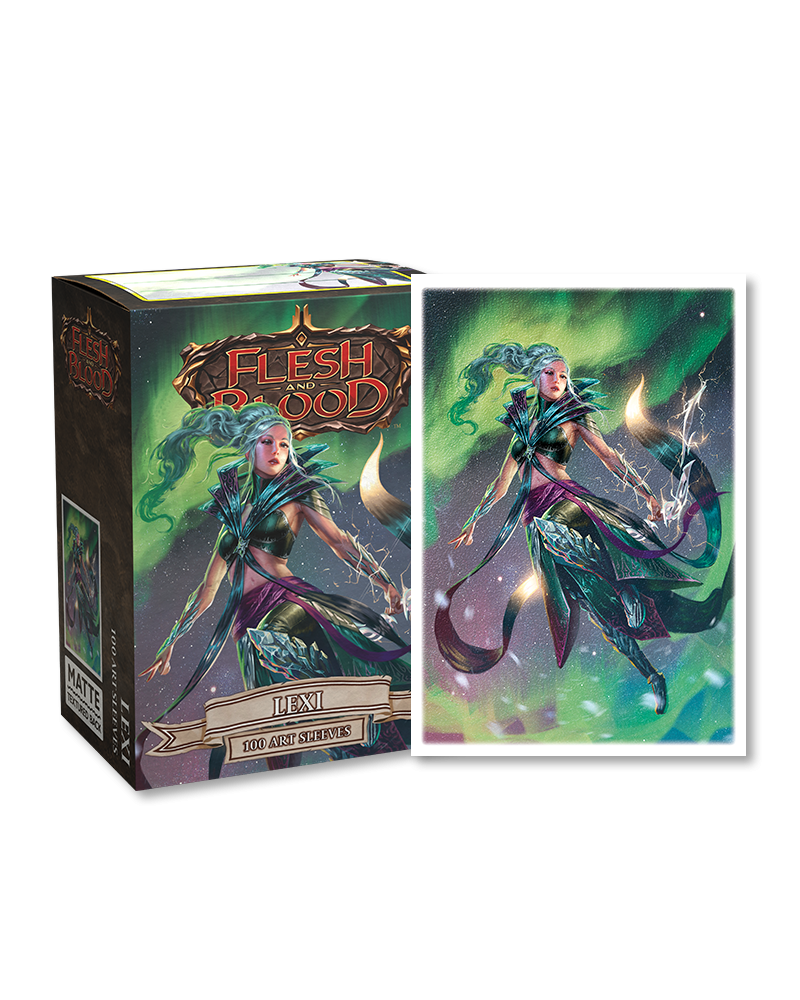 DRAGON SHIELD MATTE ART SLEEVES - FLESH AND BLOOD LEXI (100 SLEEVES)