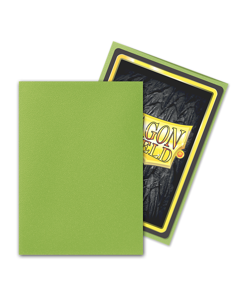 Dragon Shield Standard Sleeves - Matte Lime (100 Sleeves)