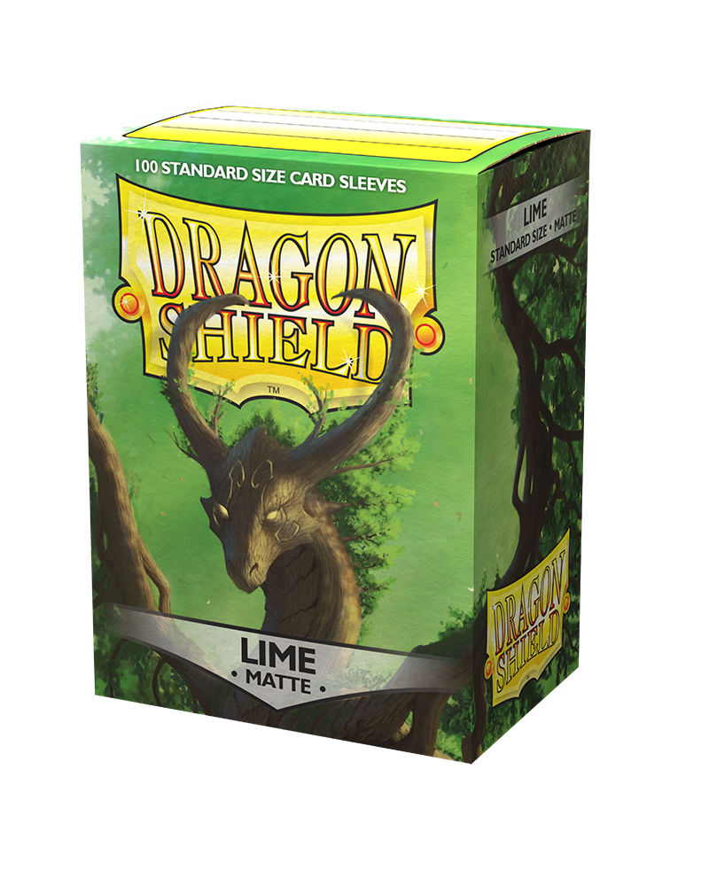 Dragon Shield Standard Sleeves - Matte Lime (100 Sleeves)