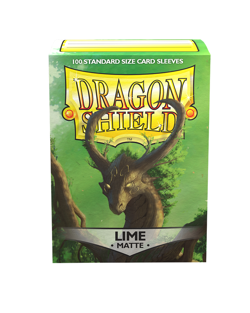 Dragon Shield Standard Sleeves - Matte Lime (100 Sleeves)