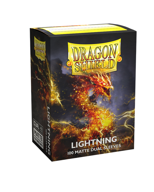 Dragon Shield Dual Matte Sleeves - Lightning 'Ailia' (100 Sleeves)