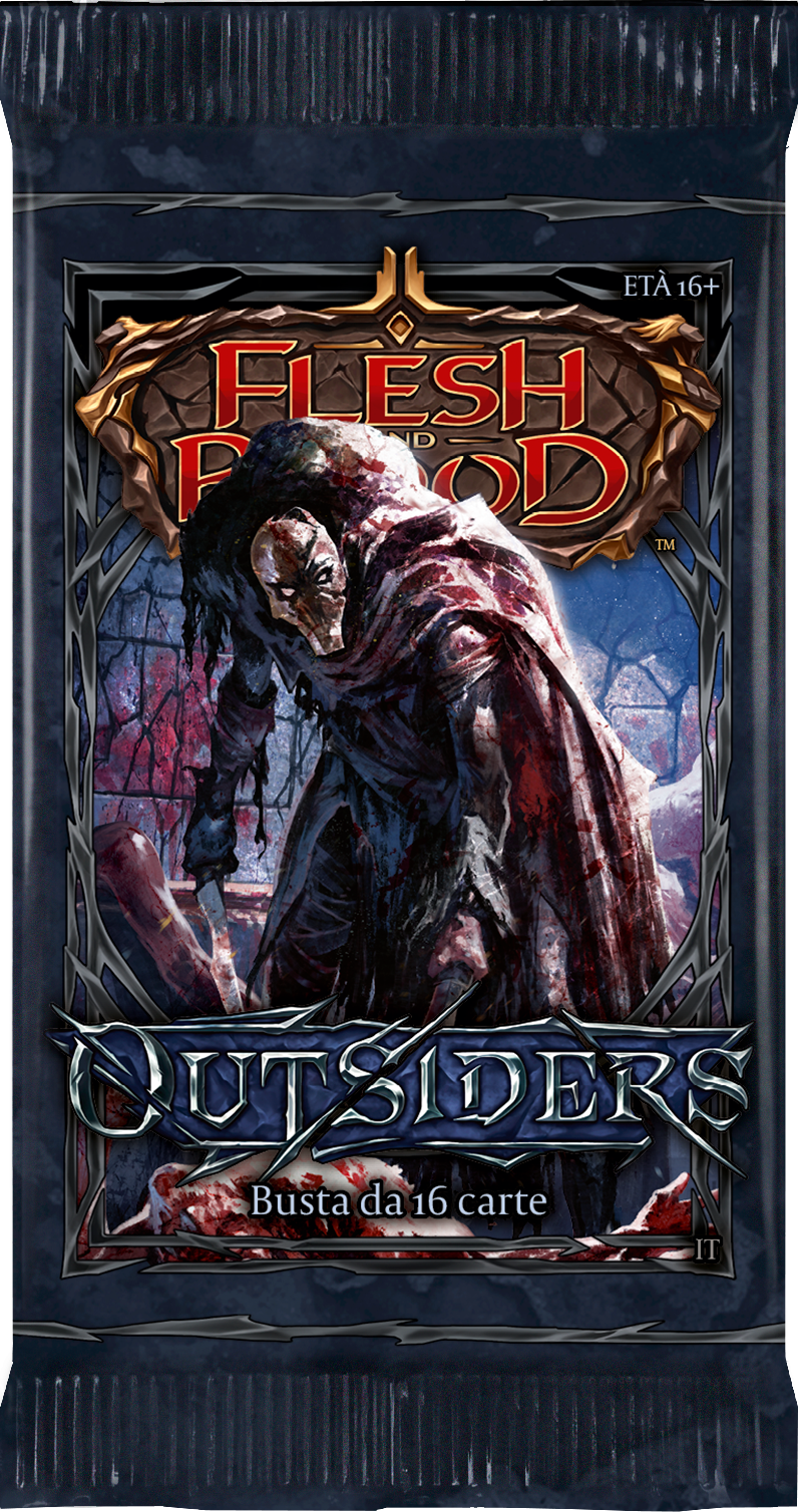 FLESH & BLOOD TCG - FAB OUTSIDERS BOOSTER DISPLAY (24 PACKS) - IT