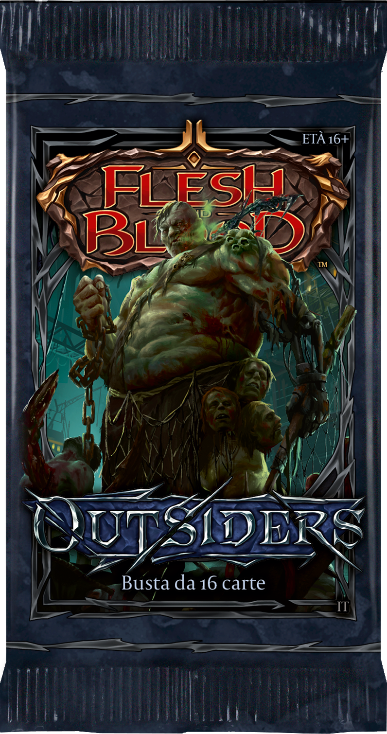 FLESH & BLOOD TCG - FAB OUTSIDERS BOOSTER DISPLAY (24 PACKS) - IT
