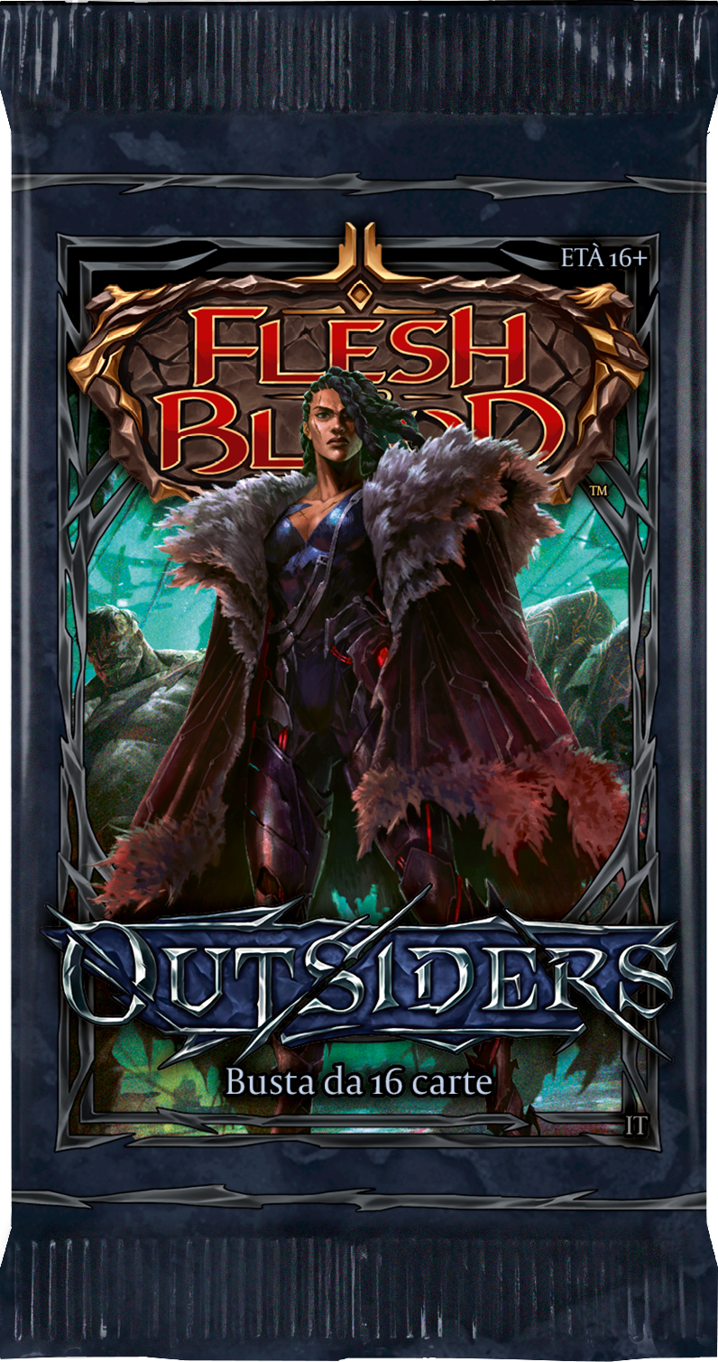 FLESH & BLOOD TCG - FAB OUTSIDERS BOOSTER DISPLAY (24 PACKS) - IT